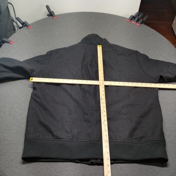 Coogi Mens Black Utility Field Jacket Full Zip Pockets Casual Outerwear Size 2XL - Picture 5 of 14